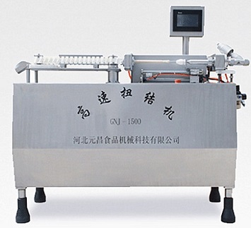 GNJ-1500 - высокоскоростной автоматический перекрутчик для сосисок к шприцу заказать у надежного поставщика. Оптимальная цена и качество